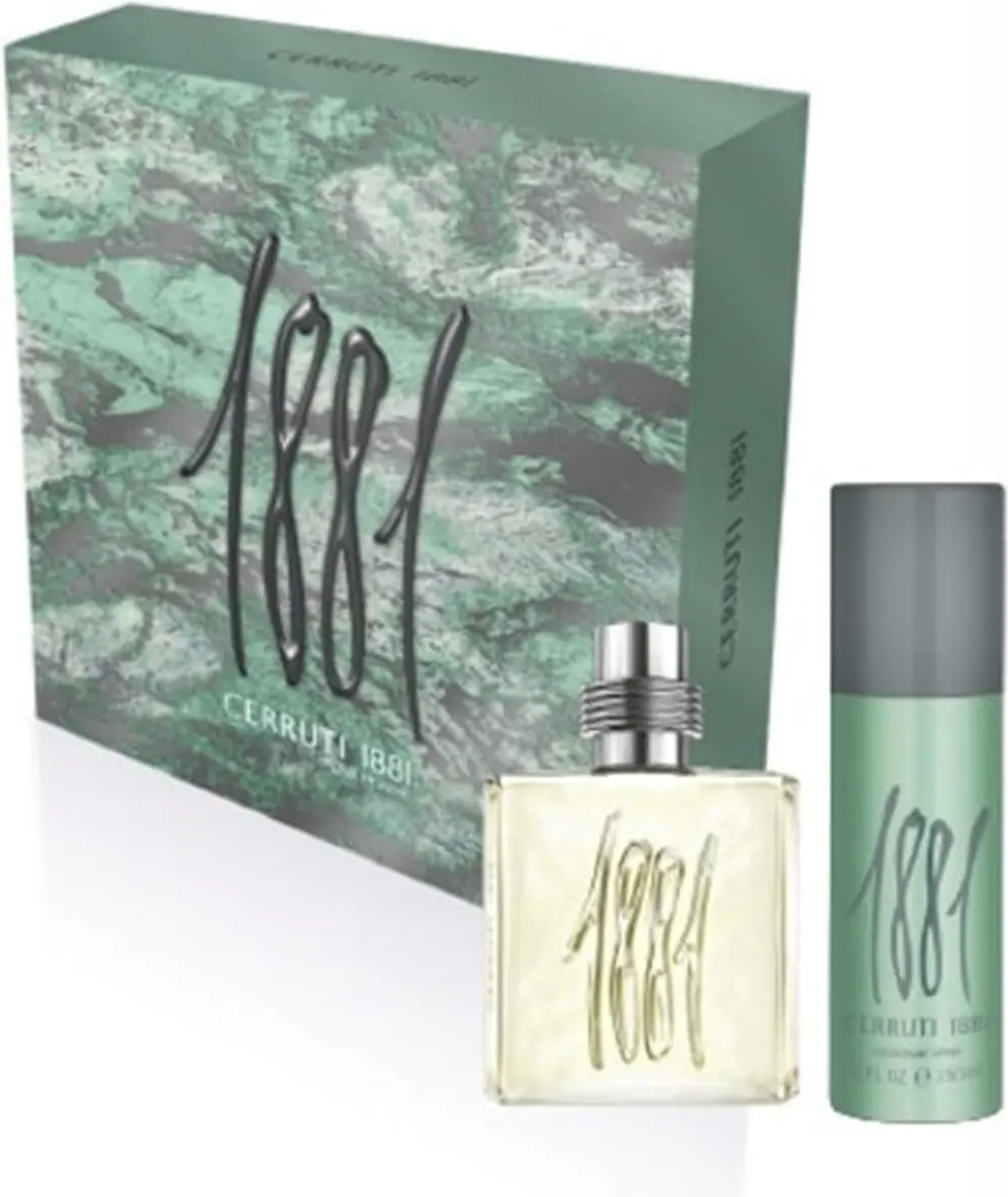 Eau De Toilette and Deodorant Spray Gift Set CERRUTI 1881