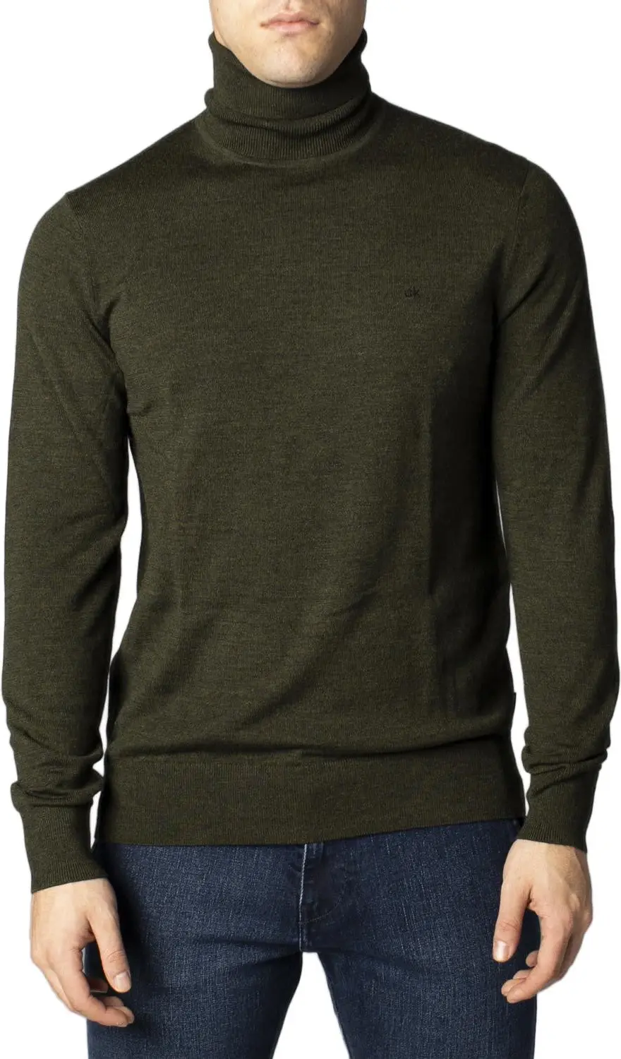 Knitwear Calvin Klein Jeans Bicolor Cotton Turtleneck