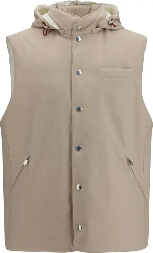 Sleeveless Jacket Brunello Cucinelli