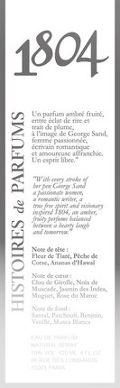 Eau De Parfum Histoires De Parfums 1804