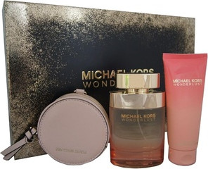 Eau de Parfum Körperlotion und runde Börse Michael Kors Wonderlust