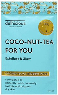 Body Scrub Delhicious Coconut Schwarzer Tee