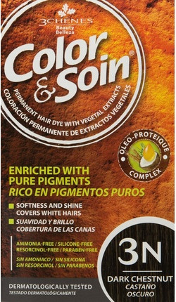 Permanent Color Care Les 3 Chenes Color & Soin Dark Chestnut 3N