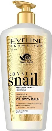 Body Lotion Eveline Cosmetics Royal Snail Intense Rain Oil