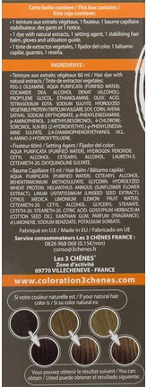 Permanent Color Care Hair Dye Les 3 Chenes Chocolate Brown 5B