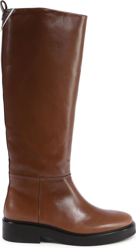 Brown Leather Ankle Boots Tommy Hilfiger