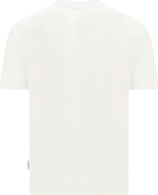 White Cotton T-Shirt Paolo Pecora
