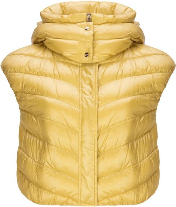 Ärmellose Jacke aus zweifarbigem Polyamid von Herno