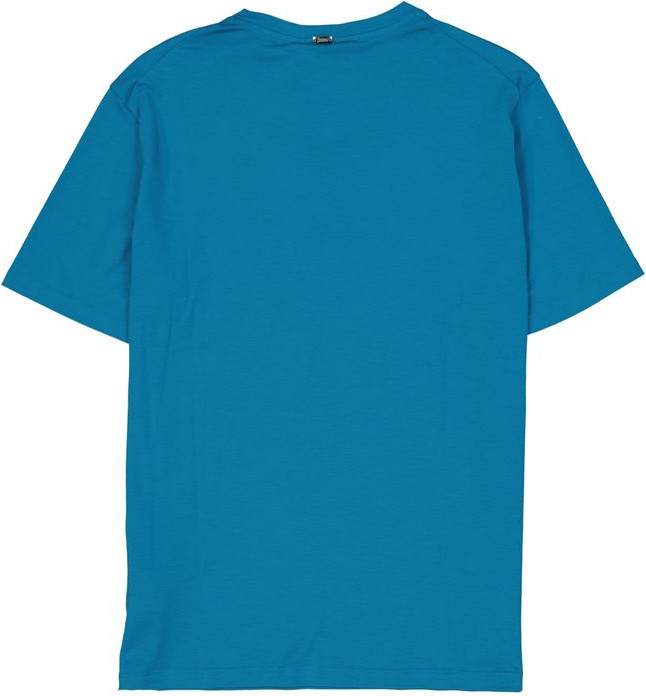 Blaues Baumwoll T-Shirt Herno