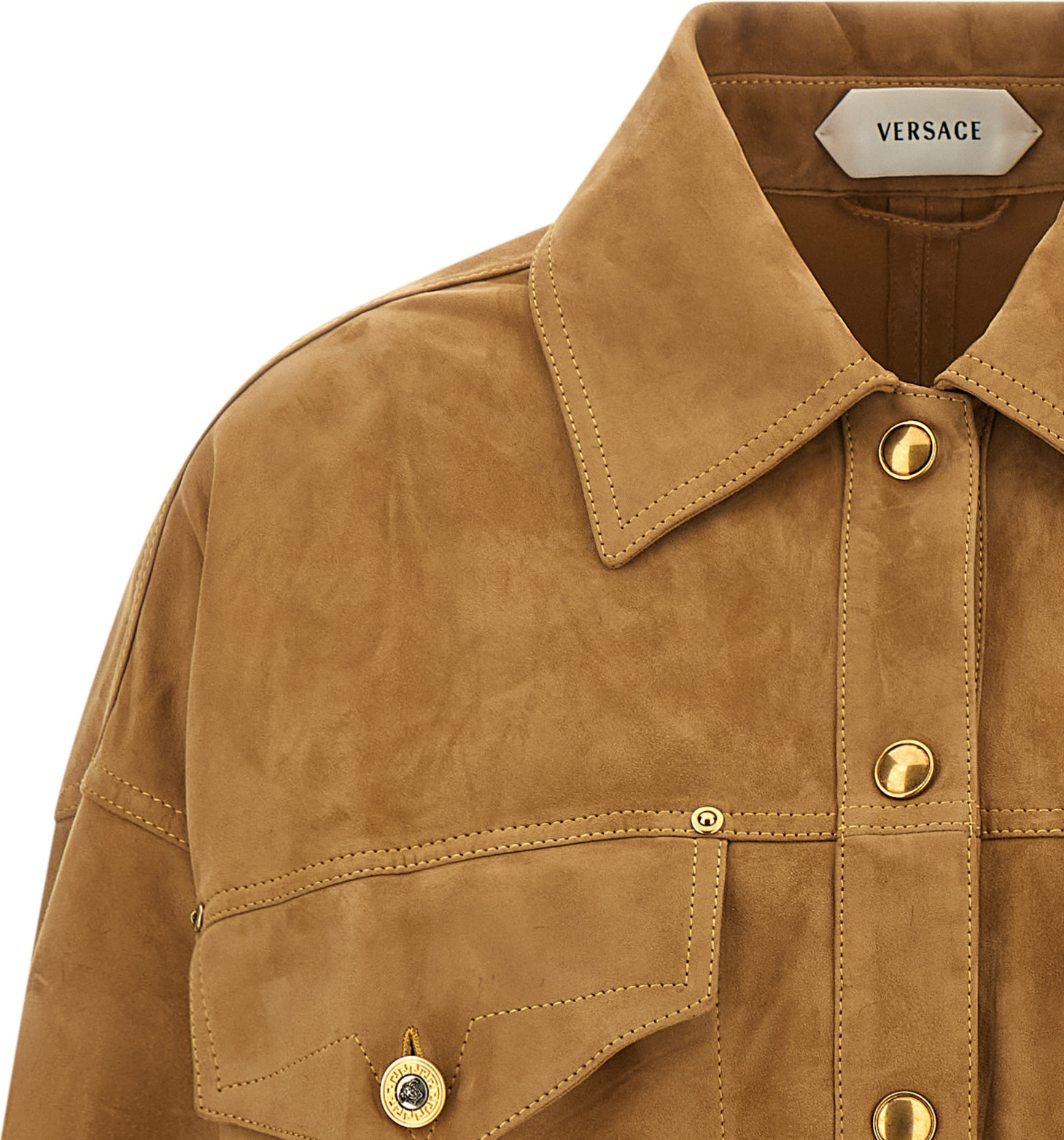 Lederjacke Versace