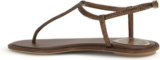 Rene Caovilla Diana Flache Sandalen