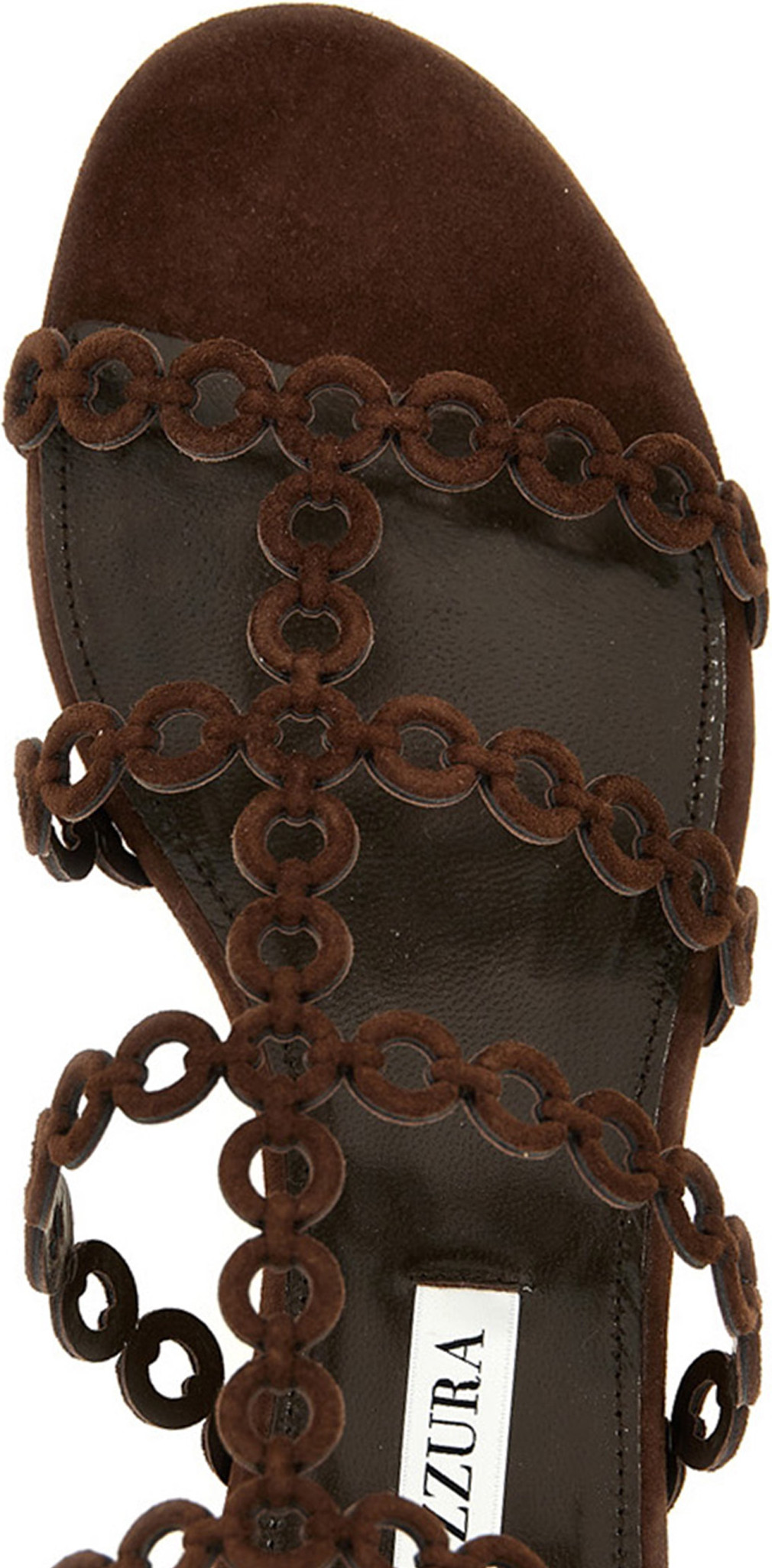 Aquazzura Infinity Chain flache Sandalen