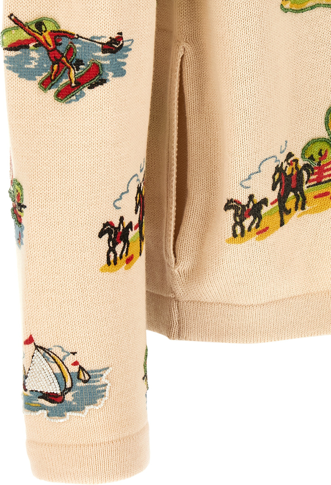 Cardigan Bode Beaded Camp