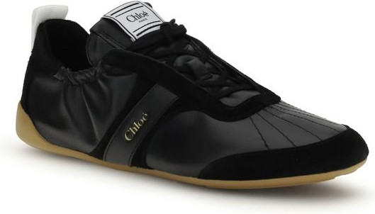 Sneaker Chloe Schwarz Ziegenleder Athletic