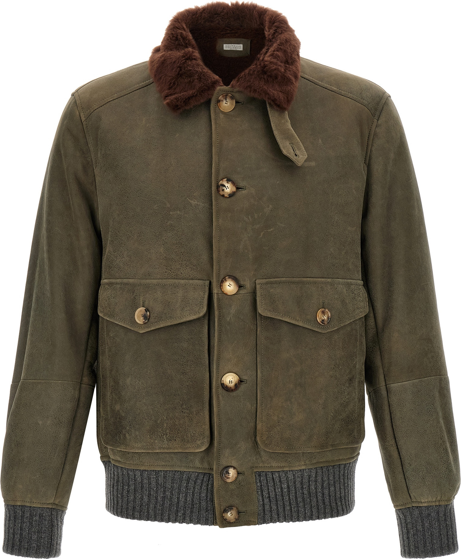 Lederjacke Brunello Cucinelli