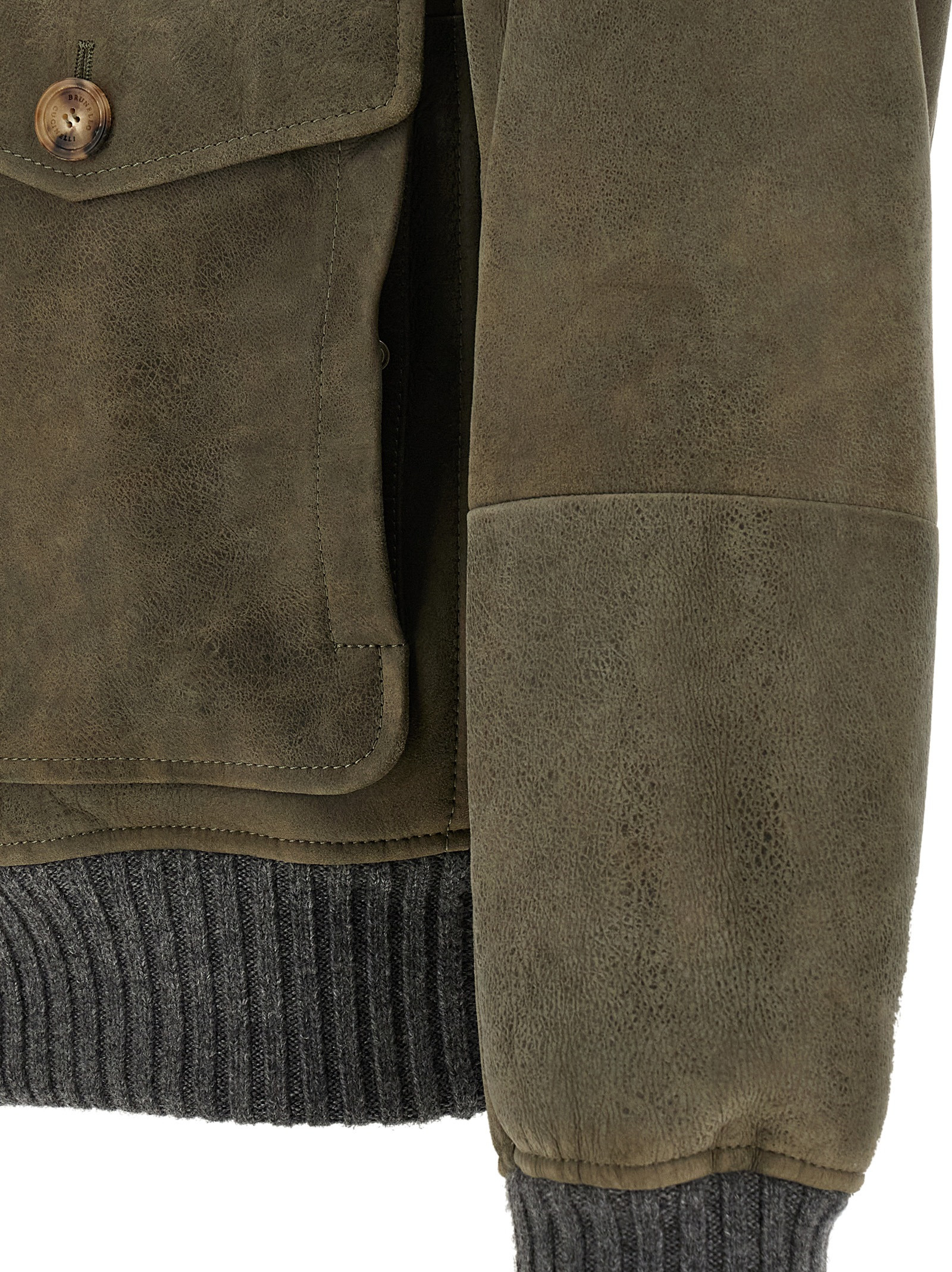 Lederjacke Brunello Cucinelli