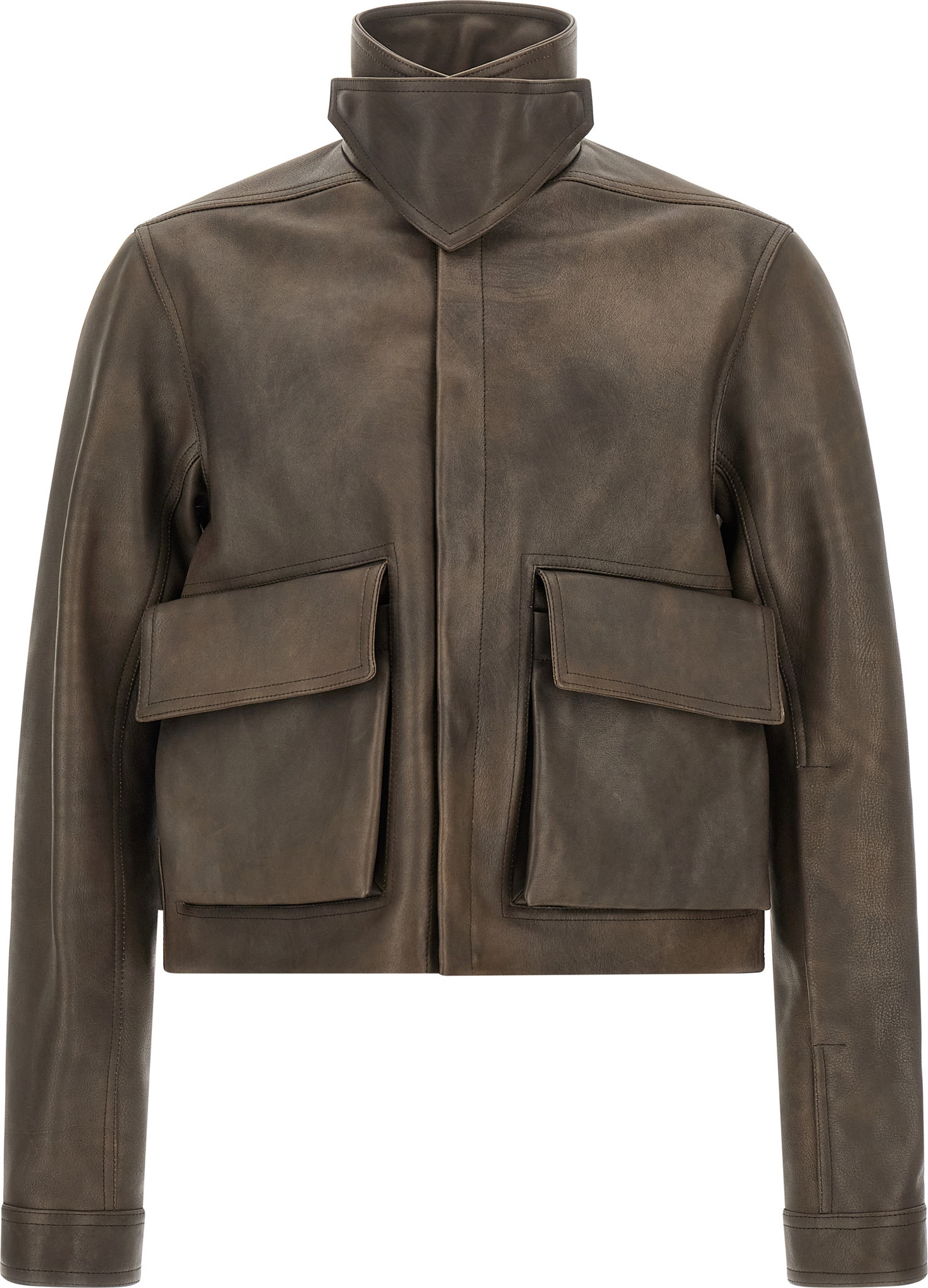 Lederjacke Rick Owens Tower Alice