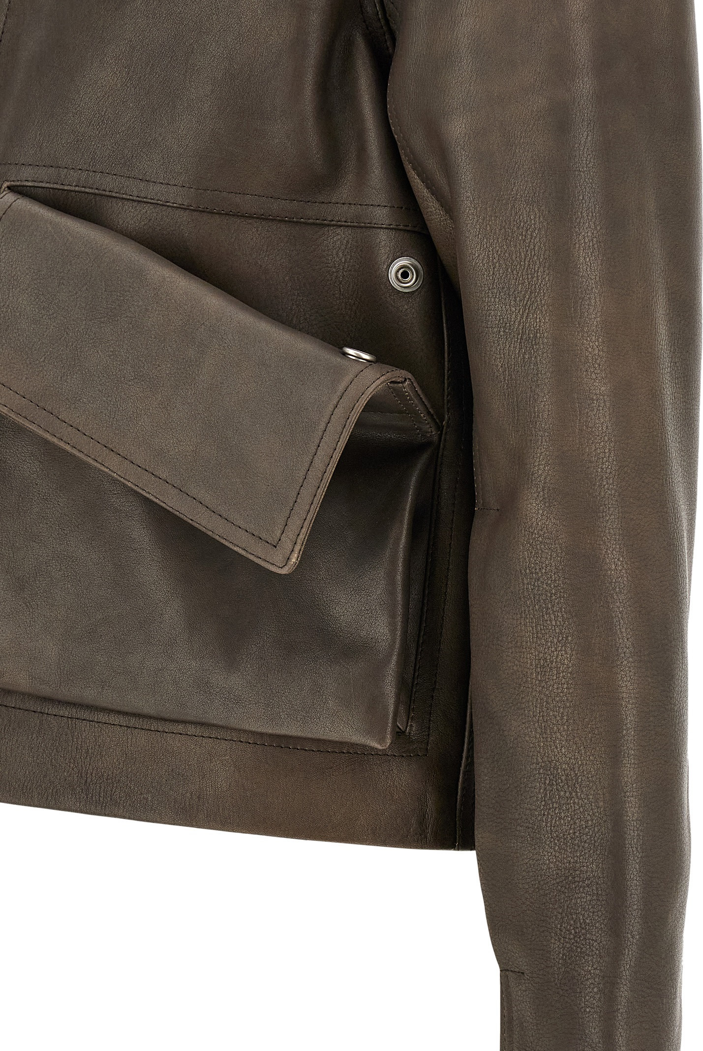 Lederjacke Rick Owens Tower Alice